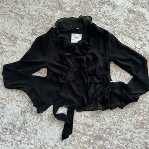 New with tags American Eagle black long sleeve top